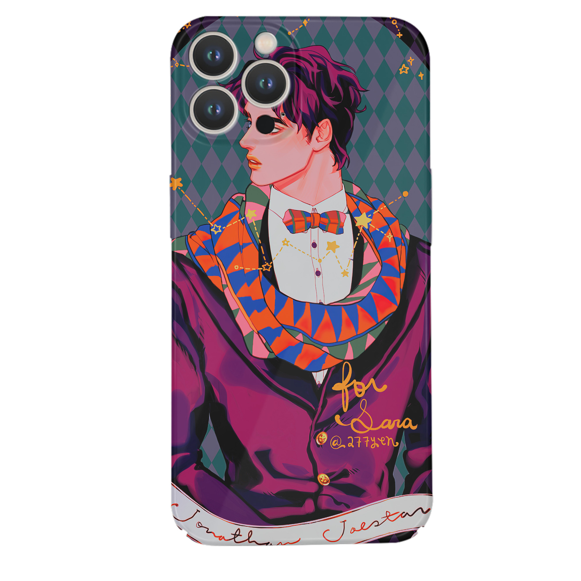 （画像用） ジョジョの奇妙な冒険 JoJo's Bizarre Adventure 【iPhone 14シリーズ対応】ハードケース
